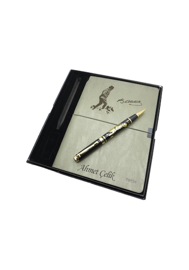Scrikss İsme Özel Verona Defter K.atatürk İmzalı + İsme Özel Ata
