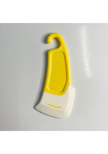 1/2 Adet Mutfak Silikon Yumuşak Kazıyıcı Yemek Kirli Kızartma Tavası Bulaşık Tencere Temizleme Spatula Yıkama Aletleri Mutfak Aletleri Sarı