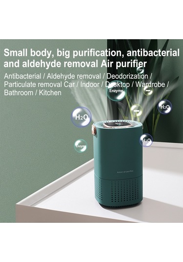 A8 Ev Taşınabilir Hava Temizleme Cihazı Beyaz