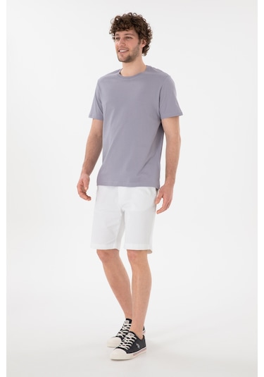 U.S. Polo Assn. Erkek Regular Fit Bisiklet Yaka Gri Basic Tişört 50305928-VR024 U.S. Polo Assn. Erkek Regular Fit Bisiklet Yaka Gri Basic Tişört 50305928-VR024