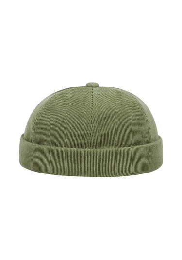 Snapbuy 2024 Unisex Kadife Brimless Şapka - Rüzgar Geçirmez Sonbahar/kış Bereordu Yeşilstandartkadın Ordu Yeşil