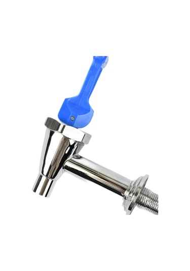 Homyl Kahve Sıcak İçecek Musluğu Paslanmaz Su Sebili Kova Cam Mavi