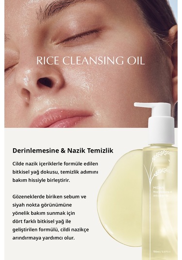 Midha Rice Cleansing Oil 150 ML