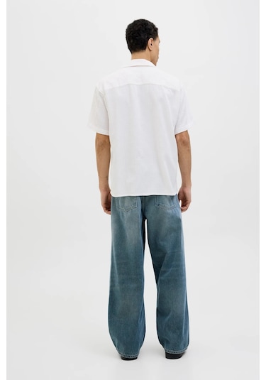 Jack & Jones Jjematteo Resort Erkek Gömlek Beyaz