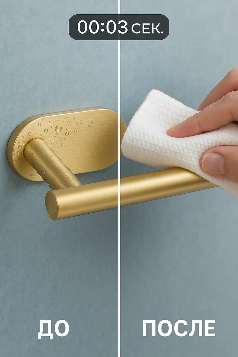 Ai.gul Delme Gerektirmeyen Kendinden Yapışkanlı Tuvalet Kağıdı Tutucu 330083564 Altın Rengi