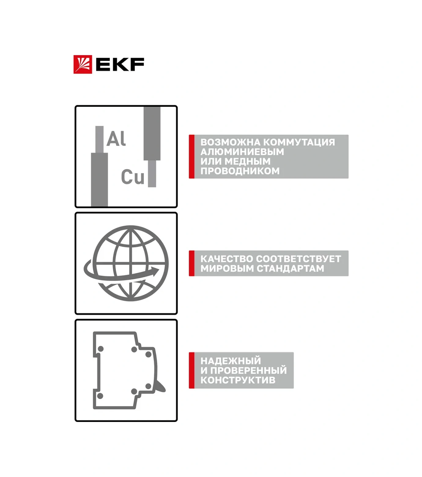 Ekf Otomatik Şalter 25a Üç Kutuplu 21239993