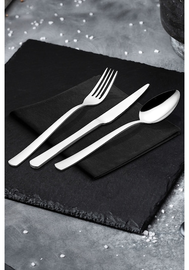 Avcı İstanbul 36 Parça Çatal Kaşık Bıçak Takımı Gümüş