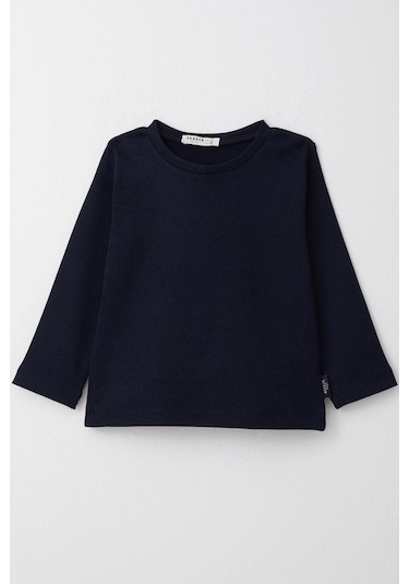 Breeze Erkek Çocuk Uzun Kollu Tişört Basic 1-4 Yaş, Lacivert-lacivert Lacivert