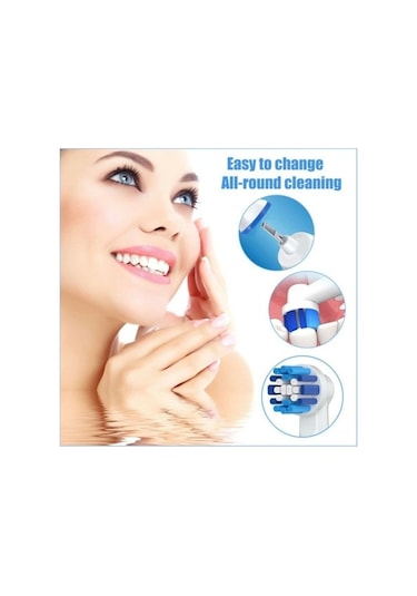 Lovyco Oral-B 8 Ad Yedek Diş Fırçası Kafaları Oral-B Braun