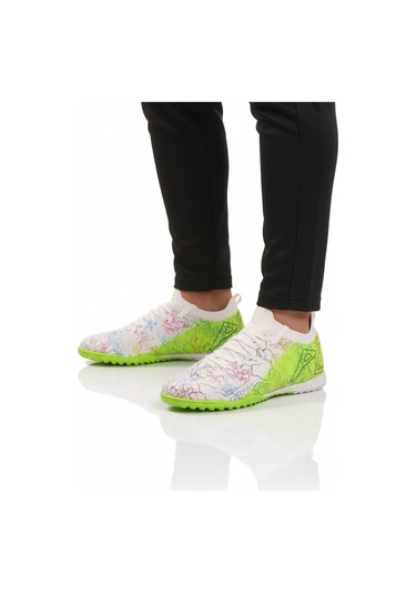 Beyaz Yeşil Bilekten Sarmalı Erkek Krampon Mh-252-153 M Beyaz-neon Yeşil