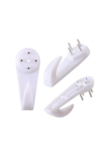 Ulzyvf 40 Adet Görünmez Çivi Askılı Resim Kancası - 35 Kg Kapasiteli Diğer