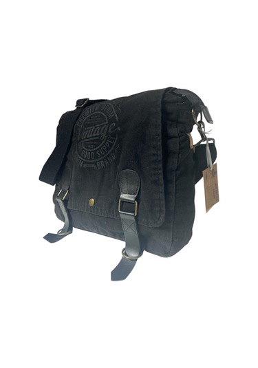 Vintage Salaş Kaliteli Unisex Günlük Gezi Kamp Okul Postacı Omuz Çantası San Diego 32 Cm X 25 Cm Siyah - Gri Vintage Salaş Kaliteli Unisex Günlük Gezi Kamp Okul Postacı Omuz Çantası San Diego 32 Cm X 25 Cm Siyah - Gri