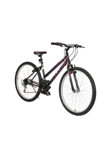 Belderia Tec Eros 26 Jant 21 Vites Dağ Bisikleti 38 Cm Siyah / Pembe Siyah - Yeşil