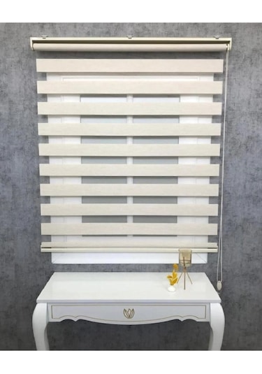 Bambu Krem R-14 Zebra Perde Krem