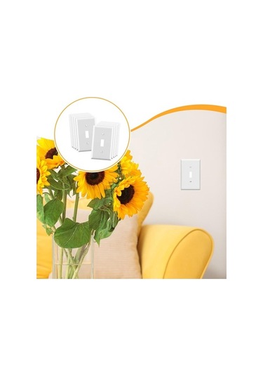 Trendooze Suntek 10 Adet Abd Standart Priz Plakaları, Modern Dekor İçin Uygun