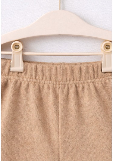 For My Baby Basic Bebek Şortlu Takım Kahverengi