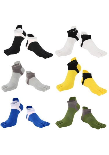 Homyl Erkekler Ve Kadınlar Için Ayak Bileği Çorap Pamuklu Siyah