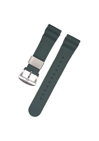 Seiko Prospex Model 22mm Yeşil Silikon Saat Kordonu Yeşil