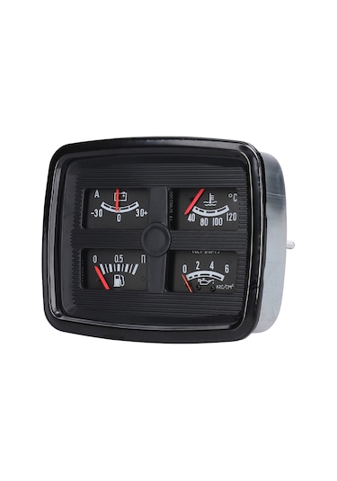 Yifomall 4 Fonksiyonlu Araç Gösterge Paneli - Yakıt, Yağ Basıncı, Su Sıcaklığı Ve Ampermetre İle Gerçek Zamanlı Takip