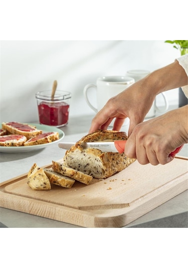 Colorfood Tırtıklı Çok Amaçlı Bıçak 10cm Turuncu Turuncu
