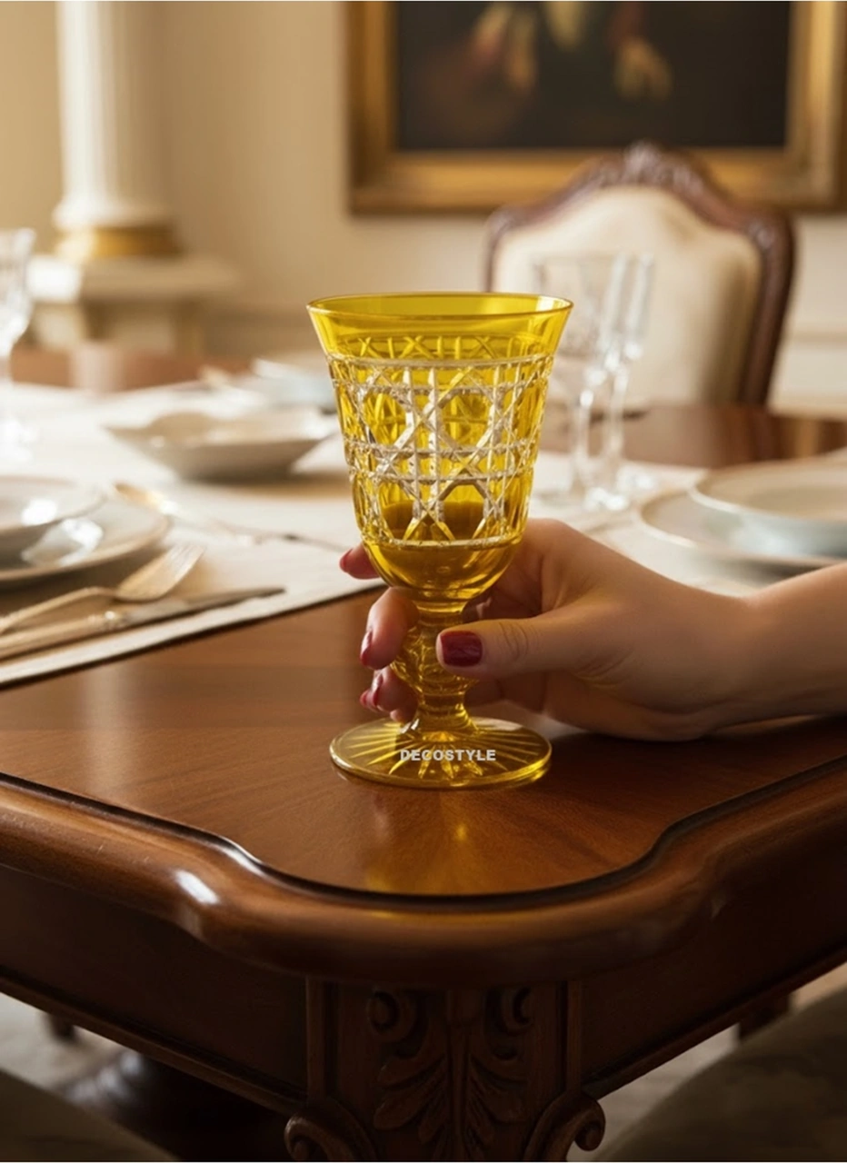 Gloria El Kesmesi Kadeh Bardak 200ml Sarı