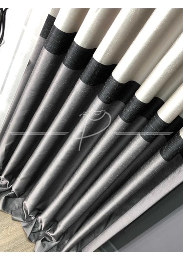 Fon Perde Bantlı Panel 4 Renk Satenimsi Görüntü