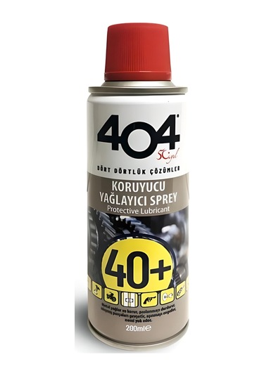 404 40+ Koruyucu Yağlayıcı Sprey 200 Ml