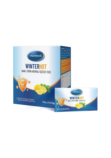 Mecitefendi Winter Hot Nane Limon Aromalı İçecek Tozu 156 G