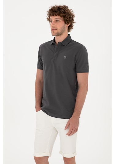 U.s. Polo Assn. Erkek Antrasit Tişört Basic 50306015-vr006 Antrasit U.s. Polo Assn. Erkek Antrasit Tişört Basic 50306015-vr006 Antrasit