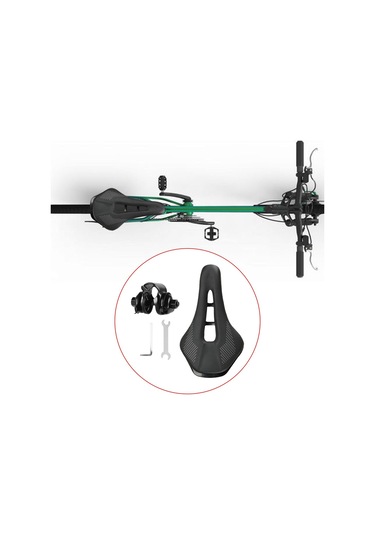 Suntek Bisiklet Sele Ekipmanları Evrensel Koltuk Minderi Siyah