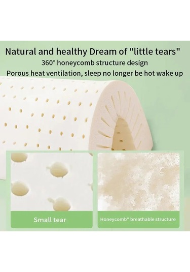 1pcs Lateks Yastık Tay Doğal Lateks Yastık Bellek Yetişkin Çok Renkli