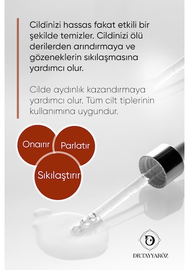 Dr. Tayyaröz Papaya Özlü Gözenek Sıkılaştırıcı Peeling Serum 50 ML