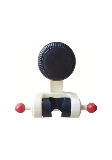 Hightower Siyah Vantuzlu Duş Başlığı Askısı Deliksiz Montaj Yağmur Ve El Duşu İçin Dayanıklı Siyah