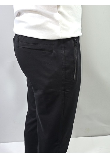 Jump Erkek Pamuklu Slim Fit Düz Paça Eşofman Altı Siyah Jump Erkek Pamuklu Slim Fit Düz Paça Eşofman Altı Siyah