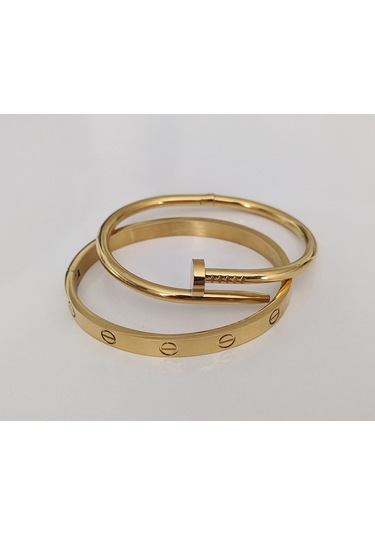 Su Perisi Takı Bijuteri Çelik Çivi ve Bileklik Set