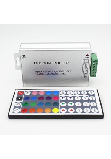 "44 Tuşlu Uzaktan Kumandalı Led24a Rgb Işık Şeridi Dimmer, 12v/24v İle Uyumlu" RGB