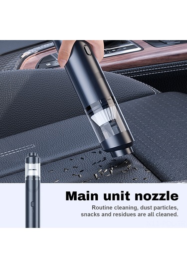 Padalink El Tipi Kablosuz Süpürge - 5000pa Güçlü Emme, Vantilatör, Şişirme Ve Vakum Fonksiyonu - Ev Ve Araç İçin, Beyaz Yerleşik Li-pil