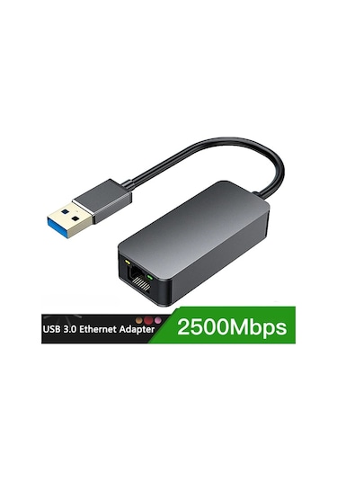 4743 Usb To Ethernet 2500mbps 2.5g Lan İnternet Çevirici Adaptör