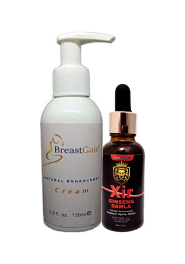 Breastgain Krem 120 Ml + Mucizevi Sertleştiricili Bay Özel Karışım İçecek 30 Ml