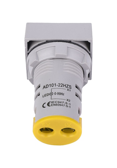 Geeroyoo Ac100-380v Sarı Sayısal Gösterimli Frekans Led Gösterge Işığı 20-75hz