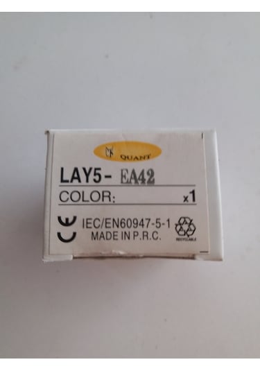 QUANT LAY5 EA42 TEK KONTAKLI STOP BUTONU