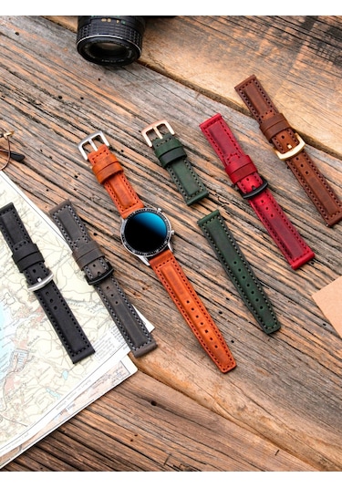 Huawei Watch Gt2 E Pro Gt3 Pro Gt4 Deri Saat Kordonu 22mm Crazy