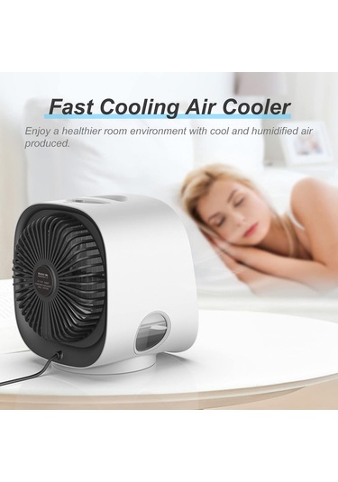 Jialan Masaüstü Hava Soğutucu Klima Fanı Küçük Kişisel Usb