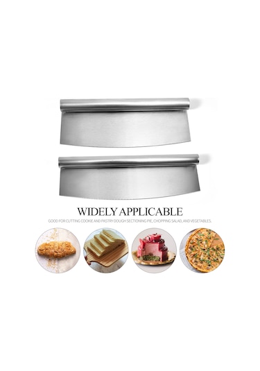 Springsun Paslanmaz Çelik Hamur Kesici - Çok Amaçlı Mutfak Aleti Kesme, Bölme, Kazıma Diğer