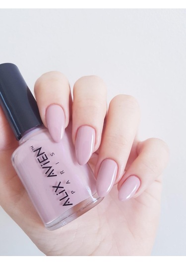 Alix Avien Pembe Nude Oje 46 Yüksek Pigmentli Uzun Süreli Kalıcılık Hızlı Kuruma Nail Lacquer 46