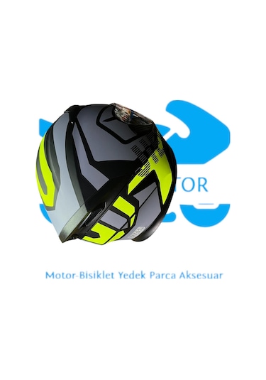 Çeneden Açılır Kask Karışık Renk