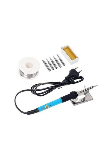 Pazly Uçlu Sıcaklık Seti Yüksek Kaliteli Lehimleme Kiti Havya Geeroyoo Ayarlanabilir 60w 5-qt