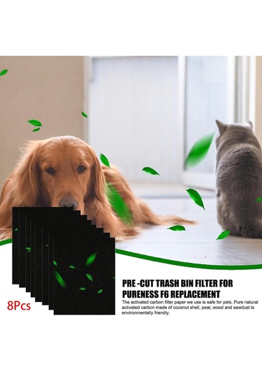 Homyl 8x Mutfak Filtreleri, Filtreler Yedek Parçalar Yedekler Siyah