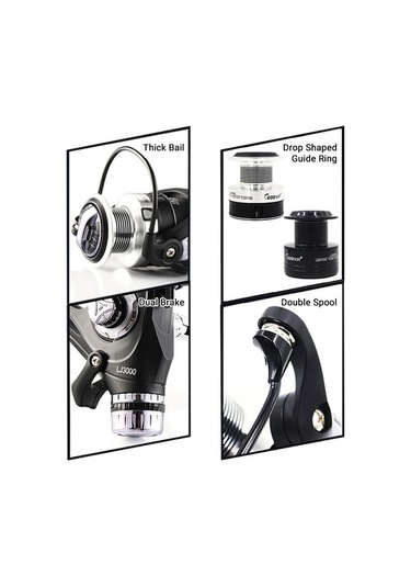 Artfulabode Yüksek Skycity Sistemi Olta Makarası Seri Fren Döndürme Çift Bb Balıkçılık 9+1 Ys