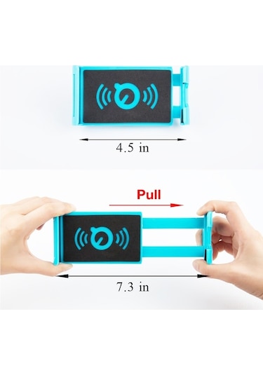 Sandwich 360 Dönümlü, Kolay Açılır, Uyumlu Plastik Telefon Standı